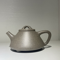 Yixing Zisha teapot is completely handmade and made of green gray material and smelted stone ladle teapot 136c c