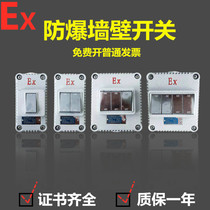 Explosion-proof lighting switch Wall socket double control 5 holes 10A 16A 220V Industrial 1 open 2 open 3 open 4 open