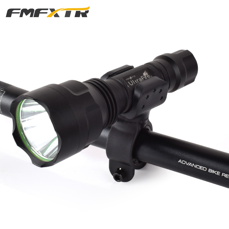 Road Car Mountaineering Bike Bike 360-degree lamp frame Lamp clip front light Sound clip Flashlight Clamps Universal Accessories