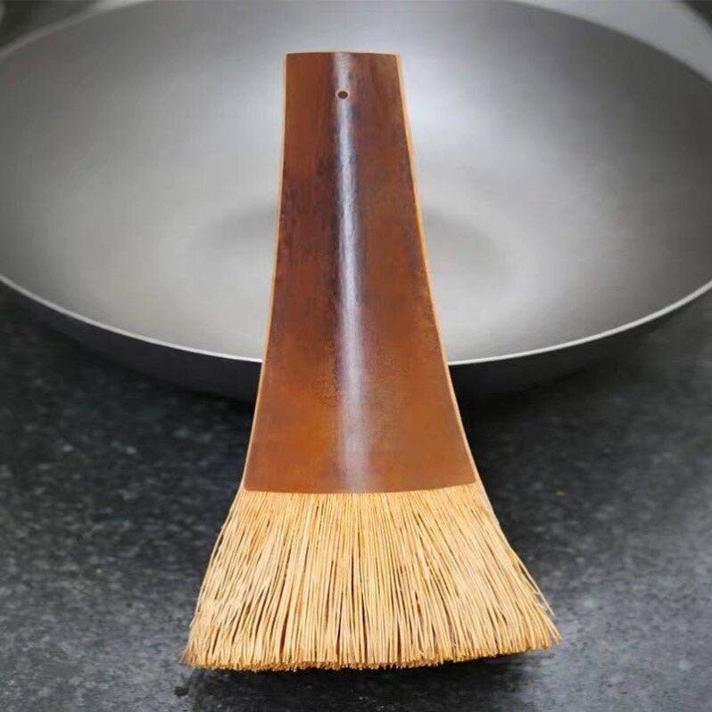 Non-stick oil old coconut brush brushed and cooking broom Home Not Stick to the pan brush Wash Pan God Ware Oil Bowl Clean Decontamination