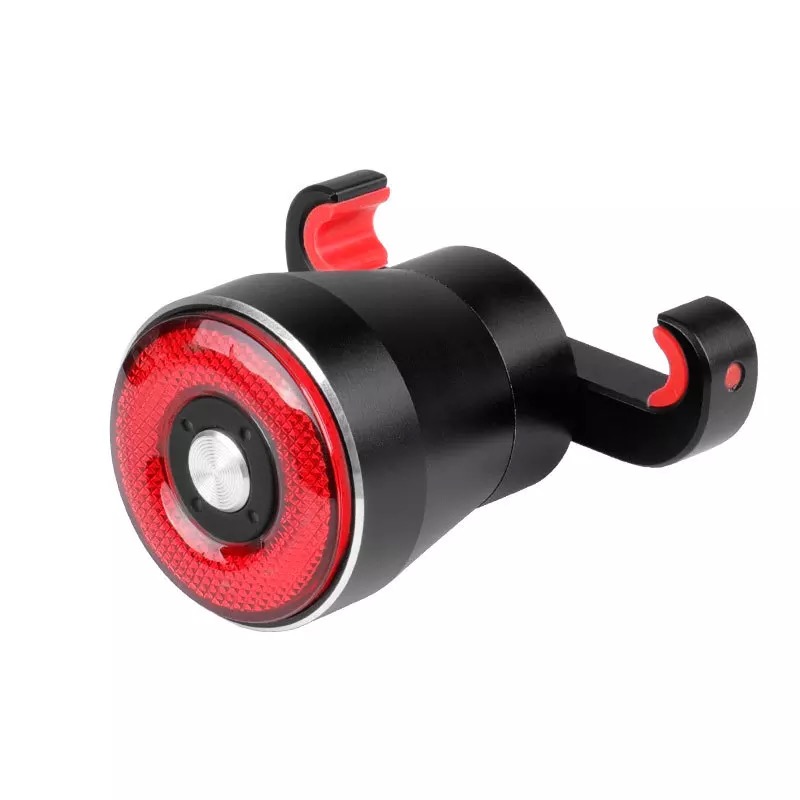 Mountain road bike smart brake tail light folding car sensor light night cycling safety warning light
