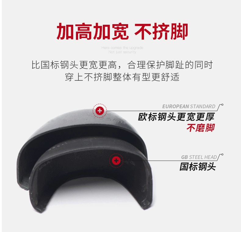 Men's labor protection shoes, anti-smash, anti-puncture, insulated, winter construction site work, steel toe high-top old safety shoes with steel plates