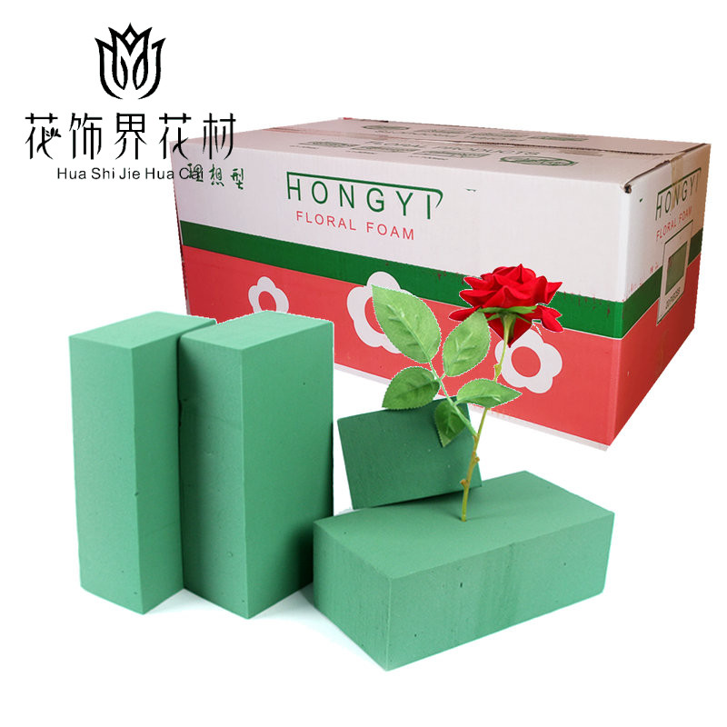 Flower Clay Flower Arrangement Flower Shop Import Materials Dry Flower Clay Flowers Art Sponge Water Absorbent Moisturizing Flowers Packaging Bouquet Base