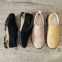 Foreign Trade Genuine Leather Mens Shoes Low Bunch Foot Round Head Outdoor Casual Shoes Non-slip Wear and foot Foot Shoes Big size 48