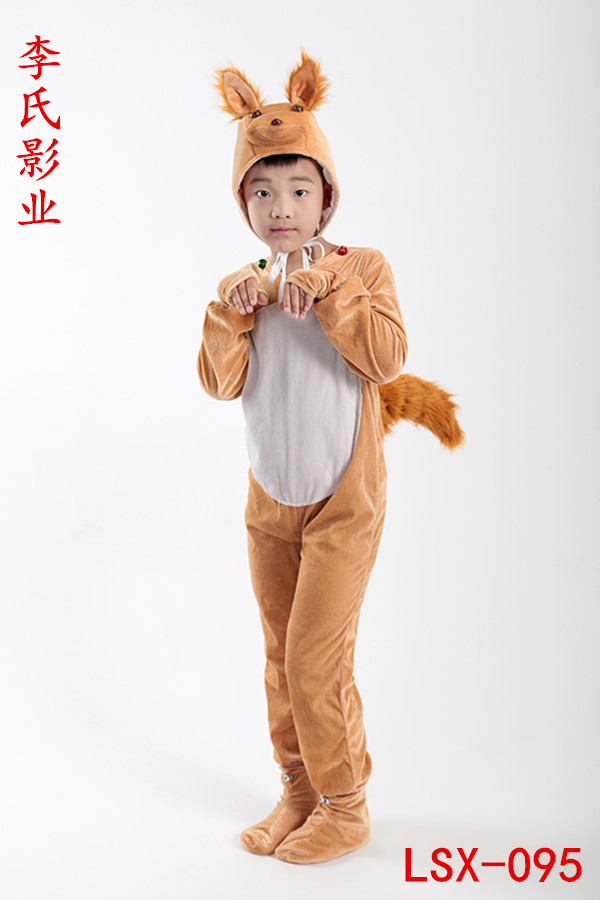 Trang phục động vật mới của trẻ em, sóc, báo, cây lớn, sâu bướm,, giun xanh, v.v. trang phục dân tộc cho bé