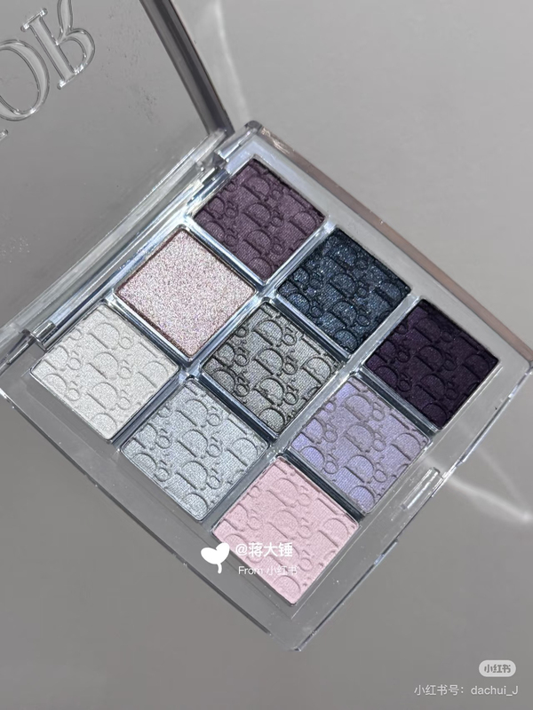 Cool and Smoky Look ~ Dior Christmas Backstage Nine-Color Eyeshadow Palette 011