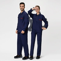 Хлопковый синий лонгслив, нарукавники, комплект