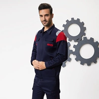 Синий и красный цвет комбинированного рукава