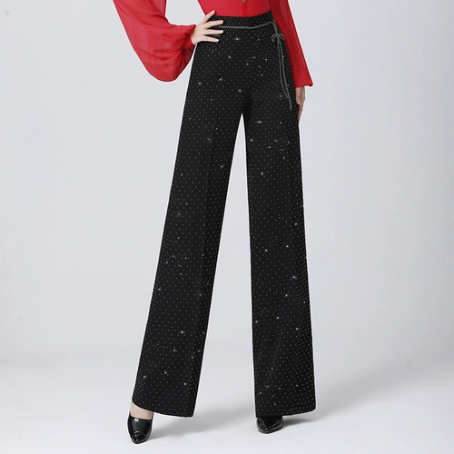 [Список популярности] Дэн Баолуо бальные танцевальные брюки, бриллиантовые латинские танцевальные танце