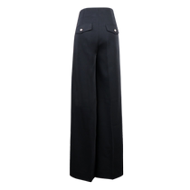 Danbaoluo dance pants high waist ballroom dance womens new pants dance pants fake pockets on the back black dance pants