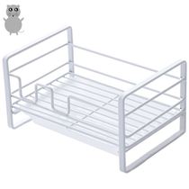 Brief Iron Art Sponge Steel Wire Ball Drain Containing Shelf Home Kitchen Finishing Soap Sea Cotton Drain Rack