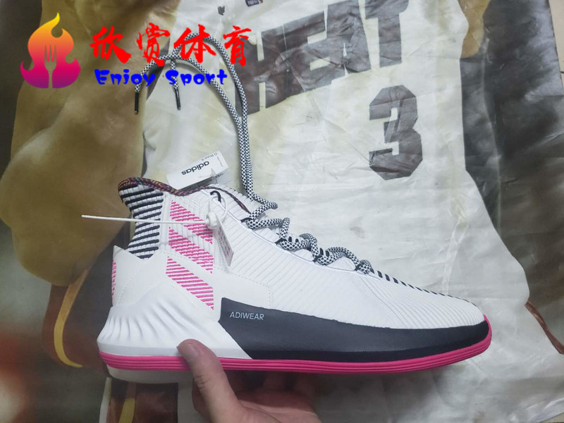 Adidas D Rose9 Rose 9Th Generation First Edition Pink White Men's Basketball Shoes Bb7658