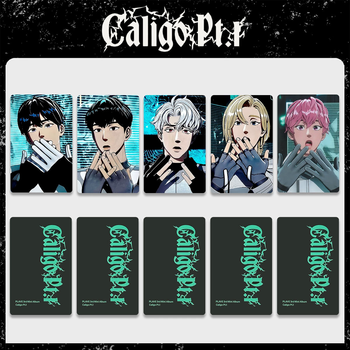 PLAVE新专Caligo Pt.1周边卡太绝了！随机明星卡+特典Dash ins