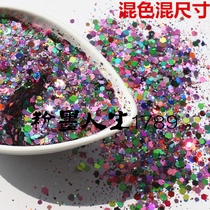 Mixed color laser imported glitter powder handmade DIY glitter powder gold powder handmade glitter glitter sequins one pound