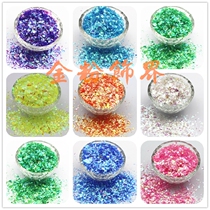 Japanese symphony pieces paper jewelry Candy color symphony pieces Transparent epoxy glitter pieces Shell paper pieces Nail sequins