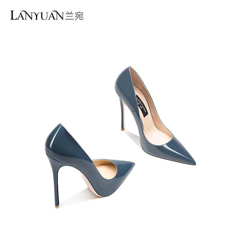 Lanwan 12cm Ultra-High Heels Women's Shoes 2026 New European and American Style Large Size Patent Leather Sexy Stiletto Pointed Toe Single Shoes Lanwan 12cm Ultra-High Heels Women's Shoes 2026 New European and American Style Large Size Patent Leather Sexy Stiletto Pointed Toe Single Shoes