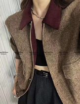 Ainayueerjia contrast color jacket
