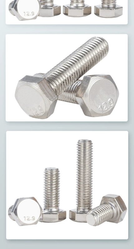 vít đuôi cá Vít lục giác bên ngoài toàn ren cường độ cao cấp 12.9 Bu lông cường độ cao mở rộng M6M8M10M12M16M20 vít lục giác vít nở sắt