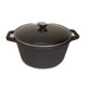 Original Export Cast Iron Stew Pot, Large Capacity, Thickened Deep Soup Pot, Suitable for Gas and Induction Cookers, Double-Ear Cast Iron Pot