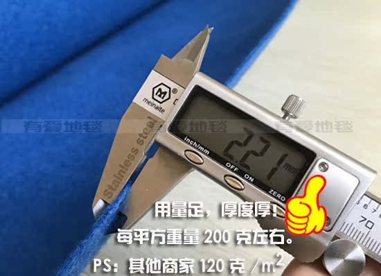 Thảm màu xanh dùng một lần dày lên bầu trời màu xanh da trời kho báu màu xanh đậm màu xanh mở thảm màu xanh triển lãm thảm thảm lót sàn phòng khách