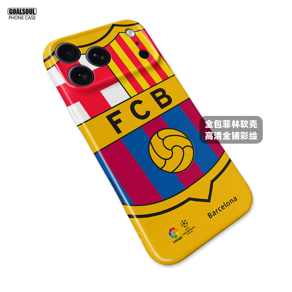 FC Barcelona Stadium & Logo 13 iPhone Case