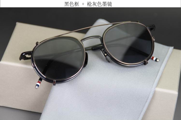 Yu Wenle với cùng một khung kính nam giới và phụ nữ cận thị kính mát tb kính hội trường dual-sử dụng kính 710 treo gương kính râm kính cận