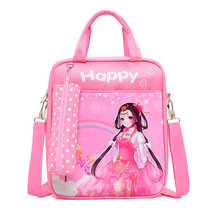 Primary school school bag Male and female tutoring bag Childrens tutoring bag portable bag Make-up bag Art bag Three-use bag