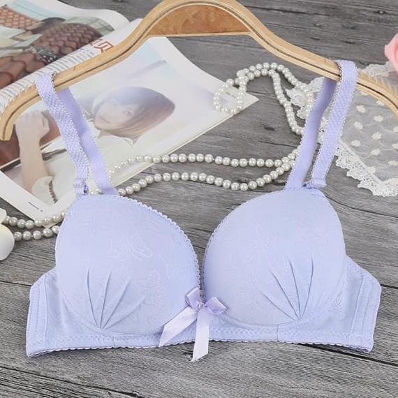 Mùa xuân và mùa thu Cô gái mới không có bộ đồ lót bằng thép hình tròn 19 bộ đồ chơi cho học sinh trung học quần xì áo vú