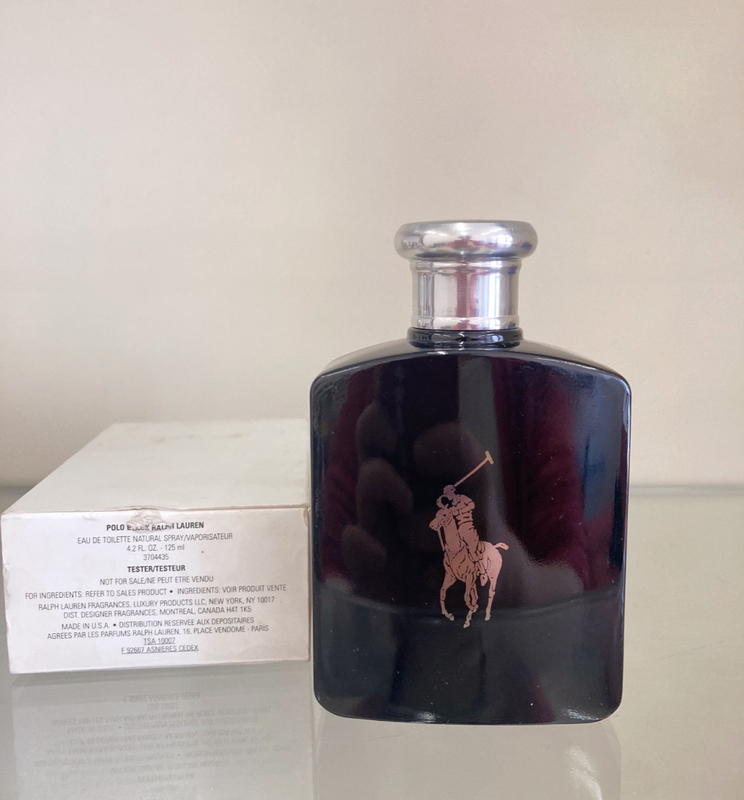 In-Stock Ralph Lauren Polo Black 125ml Simple White Box Packaging