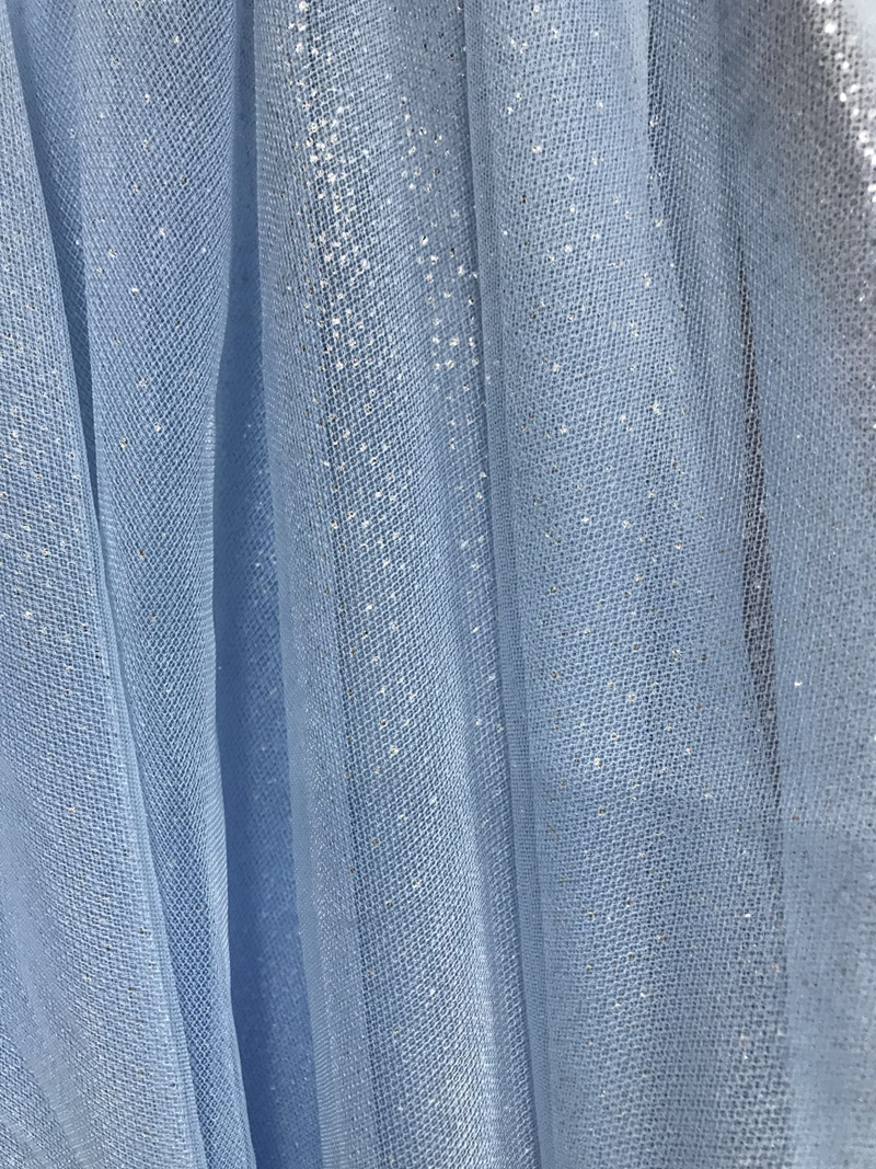 VK旗艦店 韓國風名媛V領拼接閃閃網紗短版無袖洋裝