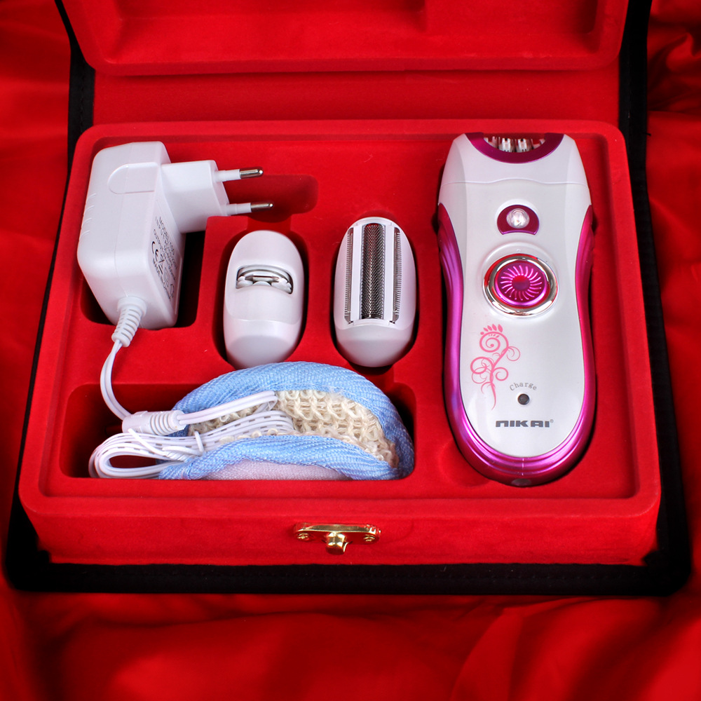 Liyuan Street New 7689 Cross-border 3-in-1 Rechargeable Underarm Private Ladies Electric Hair Remover Hair Puller