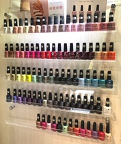 bandi nail polish rack Nail glue storage Nail shop special wall-mounted display cabinet transparent shelf