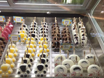 Acrylic popsicle display rack Ice cream popsicle display rack Park freezer shelf