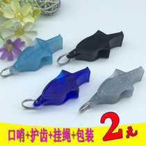 Factory direct sales abs plastic whistle dolphin whistle basket football match referee whistle high frequency childrens whistle