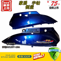 Applicable to Haojue drill scooter accessories HJ125T-10A 10C side cover side Large Plate side cover Shell decorative cover