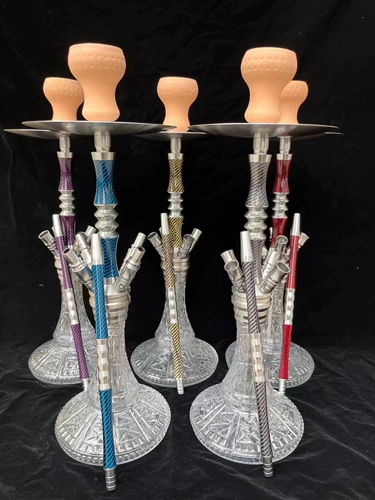 Арабский большой металлический кальян, алюминиевый сплав, 60см