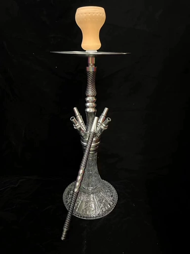 Арабский большой металлический кальян, алюминиевый сплав, 60см