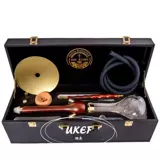 Арабский импортный высококлассный деревянный металлический кальян из нержавеющей стали, популярно в интернете, алюминиевый сплав, полный комплект