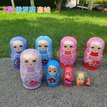 Russian doll 5-layer Chinese style creative holiday gifts childrens educational toys handmade gifts