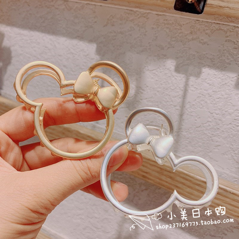 Japan's GP official website explosion style and matte temperament Mickey hollow hairpin hairpin bath plate hairpin size cute