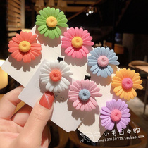 Japanese GP Officer Net Elegant Candy Color Side Girl Small Daisy Hair Clip Cute Side Clip Liu Sea Clip Hair Accessories