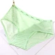 Băng lụa đồ lót nữ liền mạch kích thước lớn giữa và thấp eo đáy quần cotton tinh khiết trong suốt ren sexy sinh viên phong cách Hàn Quốc quần short đầu - Giống cái