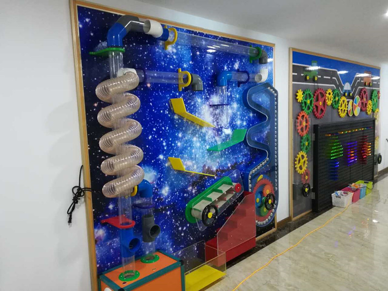 Wall Area Early Teaching Building Blocks Construction Complete Wall Toy Wall Nursery School Children Wall Games Wall Puzzle