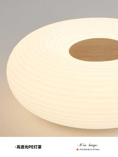 Cream-Style Ceiling Lamp, Bedroom Lamp, Simple Modern Nordic Full-Spectrum Eye Protection, Warm and Intelligent Led for Children's Room