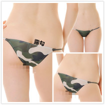 The old customer can customize the camouflate full hip dew hook cute milk silk fine with underpants race high girl low waist mini