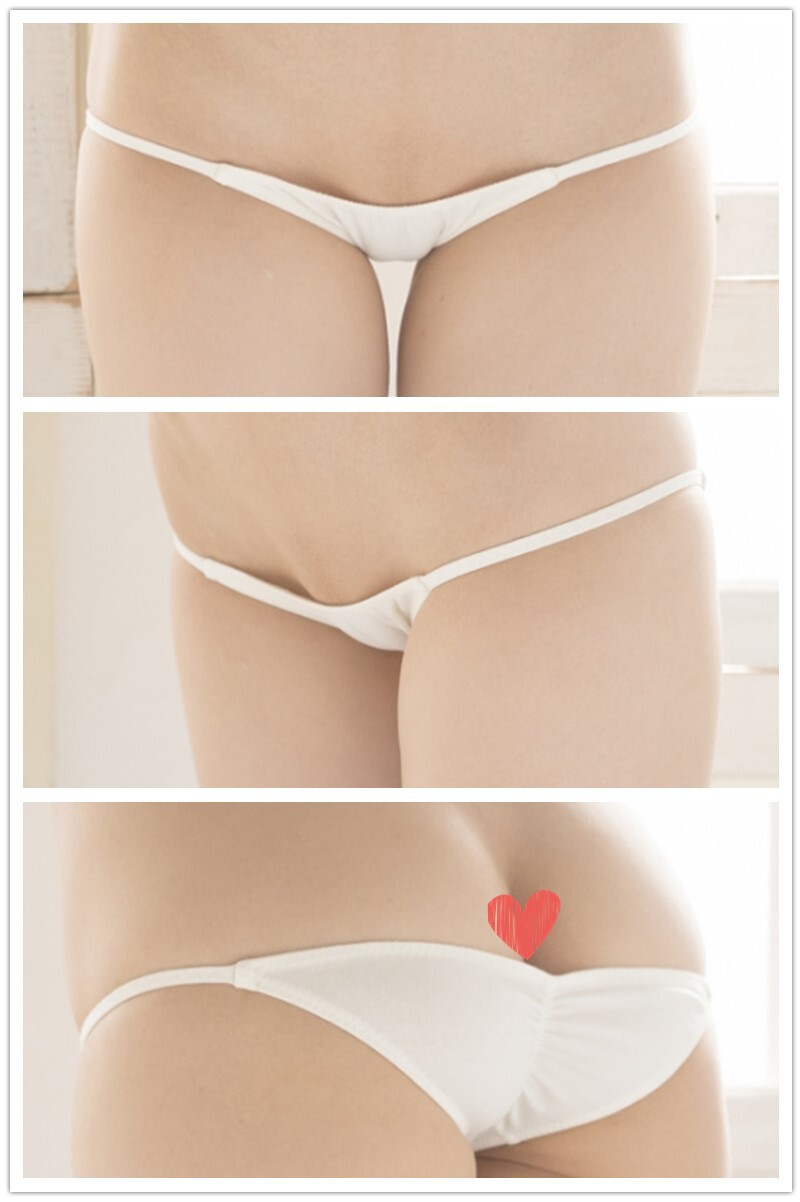 Private bookings Fine with close-fitting half-hip lift and hip run-off Ultra Low Waist Race High Vegan Girl Cute Stuck In Style Underwear