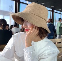 Cap Children Autumn Winter Devils Pure color coarse wool line shading hat day tying 100 hitch cap ins net red plush fisherman hat