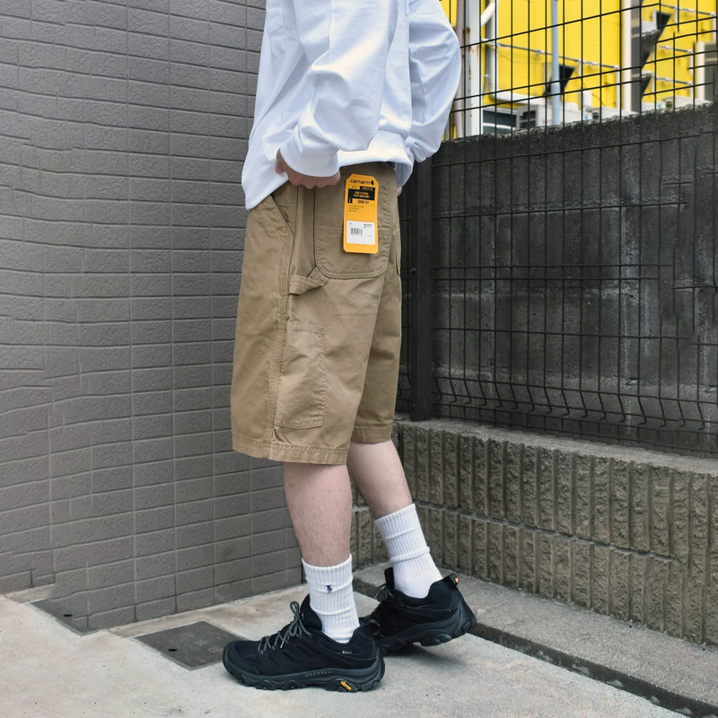 Carhartt Shorts B147 Washed Canvas Unisex Pure Cotton Workwear Spring and Summer Straight-Leg Carhartt Five-Point Pants 10inch