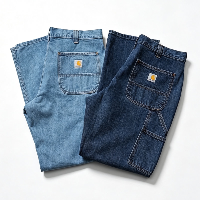 Carhartt Jeans 1049491 Workwear Canvas Washed Pure Cotton B13 Alternative Model Unisex Carhartt Pants