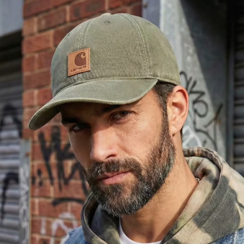 Carhartt Hat 100289 Washed Vintage Baseball Cap for Men and Women, Main Line Genuine Product in Stock